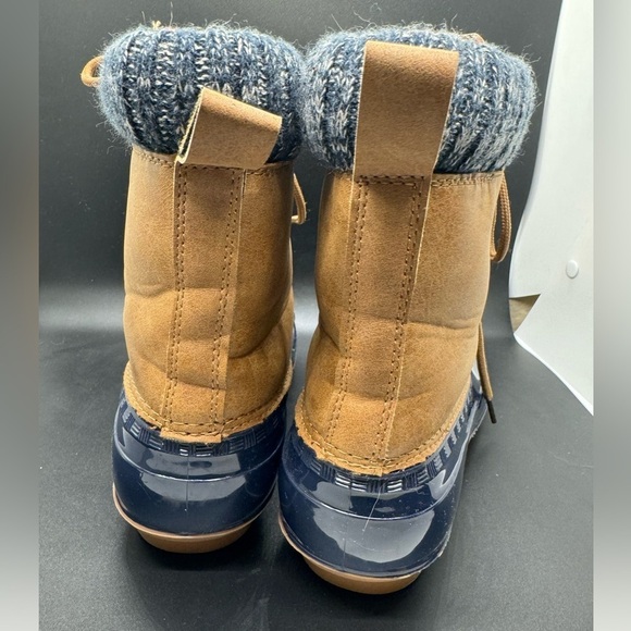 JustFab blue and brown duck boots ~ size 7 - Picture 5 of 7